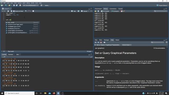 【R语言小教室】set.seed 函数的用法 смотреть онлайн