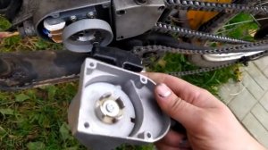 Установка ручного стартера Рига 11 двигатель f-80