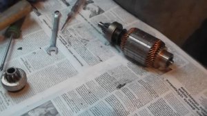 Разборка стартера Деу Сенс(Ланос)-часть-1