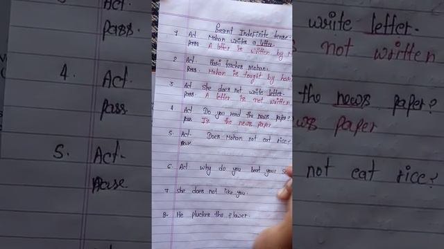 Active and passive voice (present indefinite) смотреть онлайн