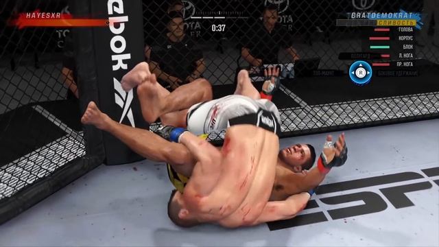 БЬЮСЬ в МИРОВОМ ТОПЕ за САМОГО ТЕХНИЧНОГО КИКБОКСЕРА в UFC 4 | СТИВЕН ТОМПСОН смотреть онлайн