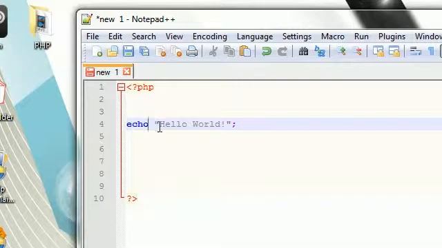 PHP Tutorial 2 - Hello World смотреть онлайн