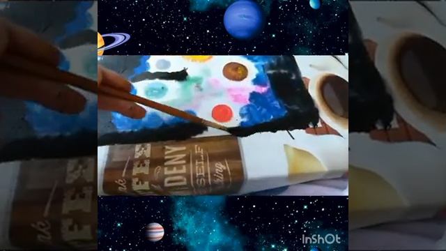 Как нарисовать космос. Пишем космос красками. Видео для детей 4-7 лет. смотреть онлайн