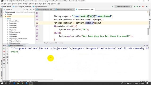 Java - Regular Expressions - Kiểm tra định dạng Email смотреть онлайн