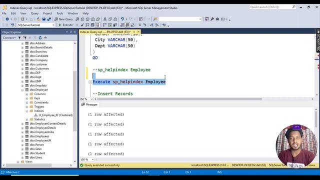 Clustered Index in SQL Server #sql #sqlserver #techyatra смотреть онлайн