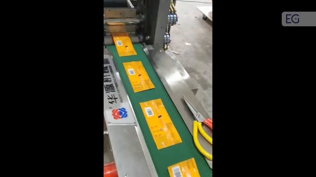 Оборудование по упаковке влажных салфеток САШЕ JBK260 смотреть онлайн