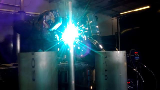 Aluminum pulse mig welding. смотреть онлайн