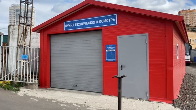 Пункт технического осмотра из сэндвич-панелей. SPGarage смотреть онлайн