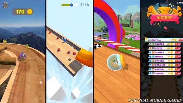 Going Balls vs Marble Run vs Sky Ball Racing vs Candy Ball Run - Marble Race ASMR Balls смотреть онлайн
