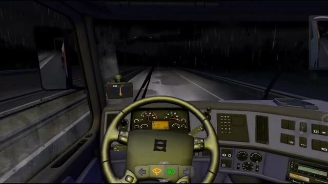 ?️Rainy Night ?️??️Highway Truck Driving :Truck Simulator Ultimate : Android Gameplay:Volvo FH16 6X