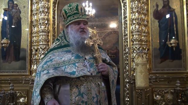 8.10.2018 Божественная литургия. Прп. Сергия, игумена Радонежского, всея России чудотворца. смотреть онлайн