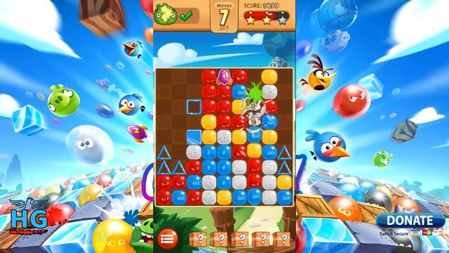 Angry Birds Blast 💥 Level 7 - 3 Stars Walkthrough, No Boosters смотреть онлайн