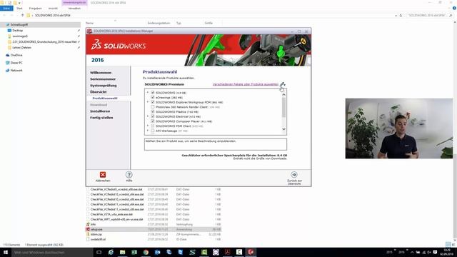 SOLIDWORKS Installationsanleitung смотреть онлайн