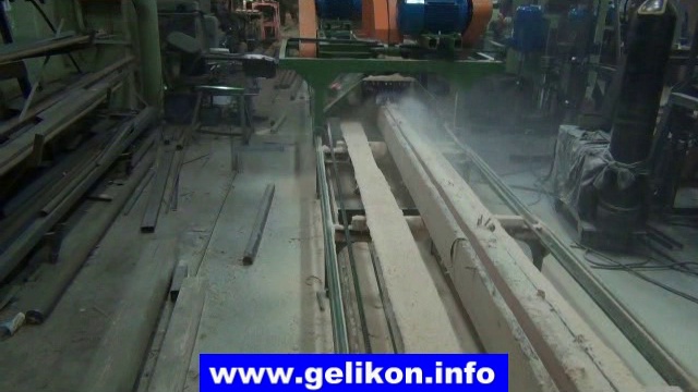 брусующий (брусовальный) бревнопильный станок с подвижной кареткой cб-2п-1000 смотреть онлайн