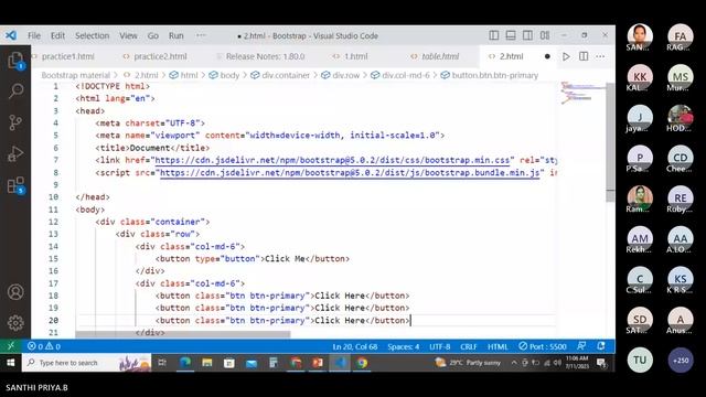 Online FDP on Full Stack Development - Day 1 | Bootstrap and jQuery смотреть онлайн