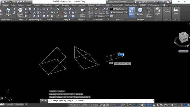 AUTODESK AUTOCAD CIVIL ENGINEERING SOFTWARE 98. How to Draw Wedge In 3D смотреть онлайн