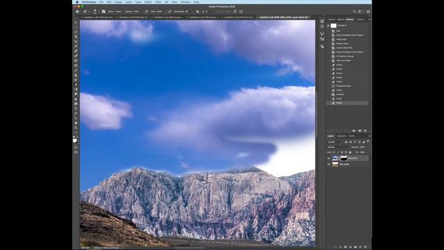 Photoshop tips, Oil Paint Photo Red Rocks in Las Vegas May18, 2020 смотреть онлайн