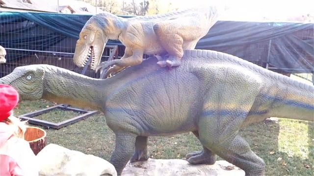 Выставка ДИНОЗАВРОВ Видео про Динозавров Детям ВЛОГ Lion boy