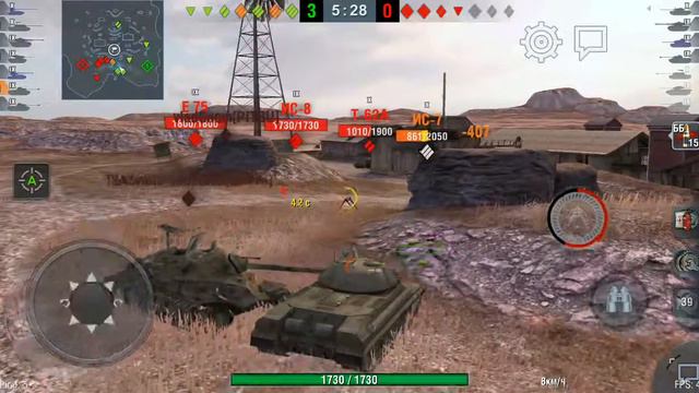 Бой c Bezzybik клан СЕНАТ на ИС8 Вот блиц танки блиц World of Tanks Blitz смотреть онлайн