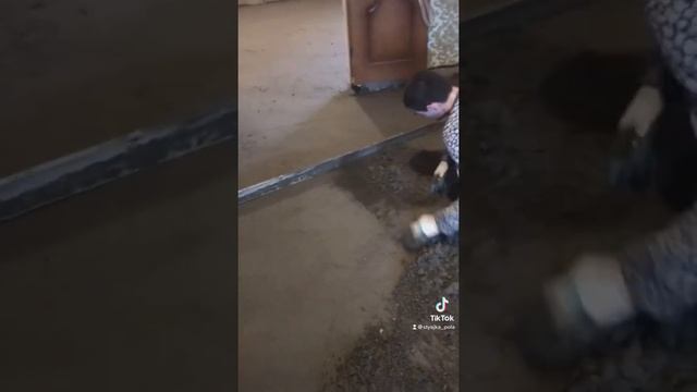 Стяжка пола. Механизированная штукатурка