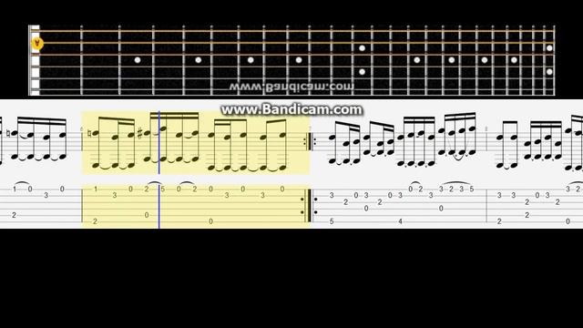 Nyan Cat # Acoustic guitar lesson note tabs смотреть онлайн