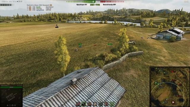 Рейдерская атака суШкой на коровники на Малиновке !! Су-122-44 World of Tanks смотреть онлайн