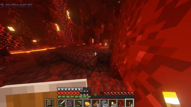 Minecraft Выживание 1.16.5 Прохождение без комментариев Часть - 13 (Приключения в Аду) смотреть онлайн