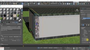 Наложение текстуры в 3d Max. Модификатор UVW Map. Масштабирование и подгон текстуры по размеру