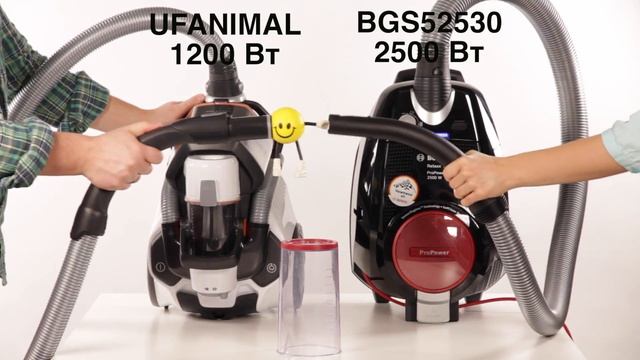 Сравнение мощности пылесосов Electrolux и Bosch смотреть онлайн