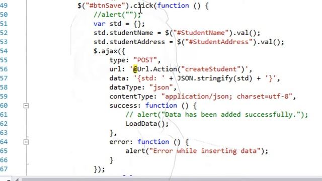 003 MVC add Examlpe with ajax смотреть онлайн