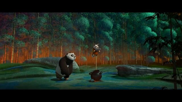 Шифу учит По Кунг-фу. Кунг-фу Панда смотреть онлайн