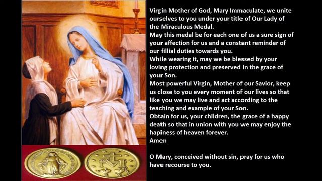 Miraculous Medal Prayer смотреть онлайн
