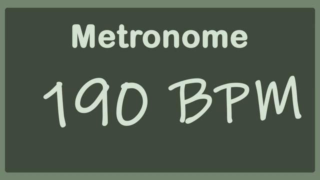 190 BPM Metronome смотреть онлайн