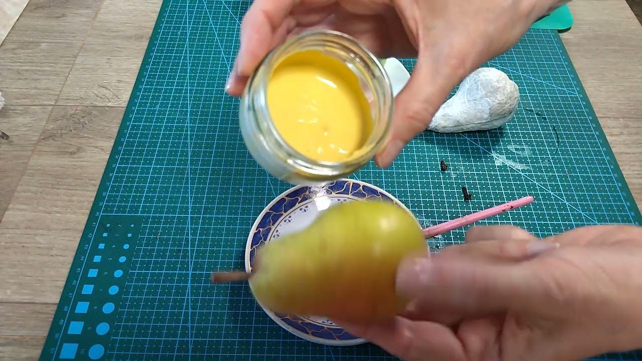 Делаем грушу в технике папье маше смотреть онлайн