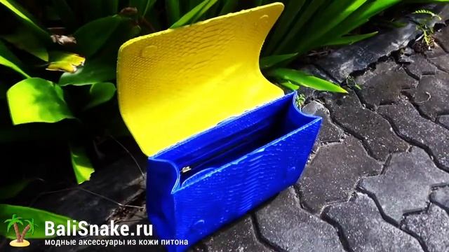 Сумка из питона, модные сумки с острова Бали! смотреть онлайн