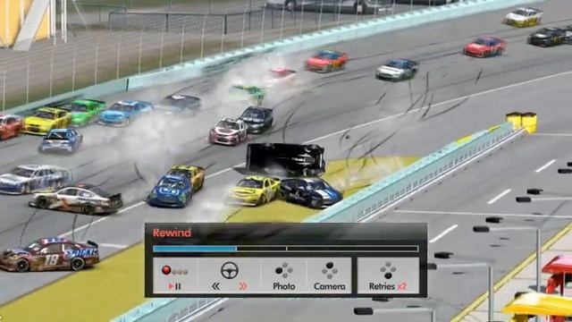 NASCAR The Game: 2013 - Crashes and Backflips смотреть онлайн