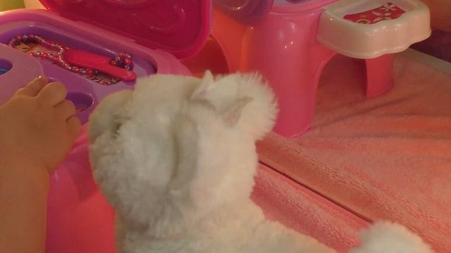 Игровой набор Demi Star Стилист Эмили играет с котёнком смотреть онлайн