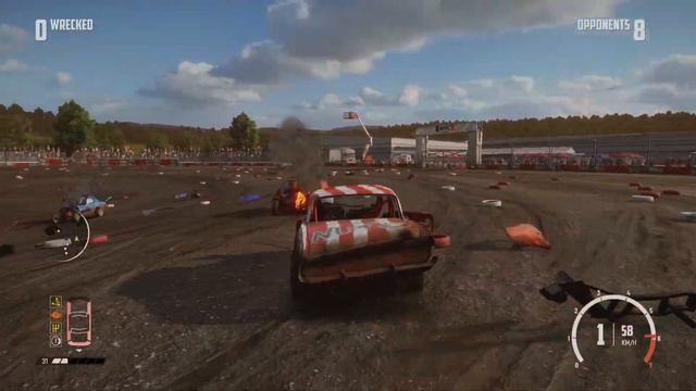 Demolition Mode Gameplay | Wreckfest PS5 смотреть онлайн