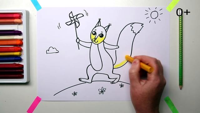 #какнарисовать #БЕЛКА Уроки Рисования Для Детей #howtodraw #squirre #drawforchildren смотреть онлайн