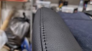 Как сделать перетяжку сиденья.