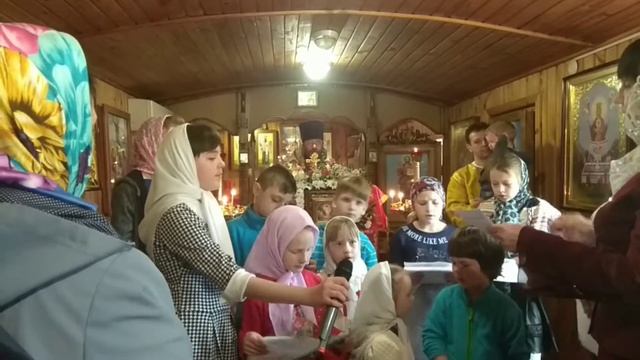 Праздник жён мироносиц . Выступление воскресной школы. смотреть онлайн