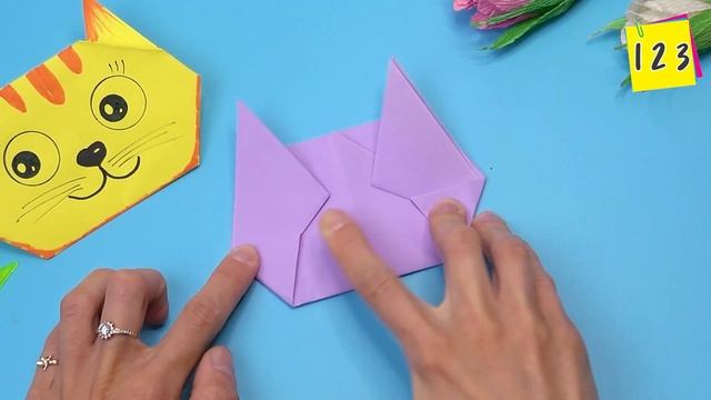 Origami CAT easy | Origami CAT face смотреть онлайн