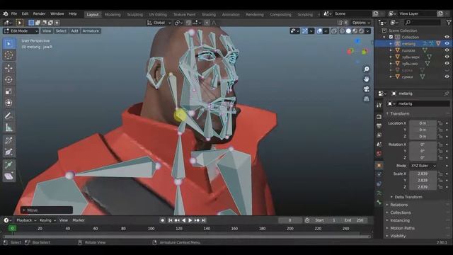 BLENDER 2.90 ПРОБЛЕМЫ с HUMAN meta rig смотреть онлайн