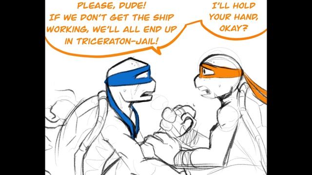 Indie's Tmnt comic dub Connection #saverottmnt смотреть онлайн