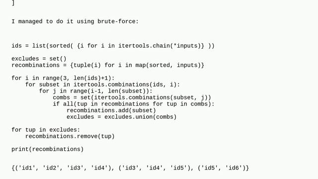 How To Revert N Choose 2 Combinations?