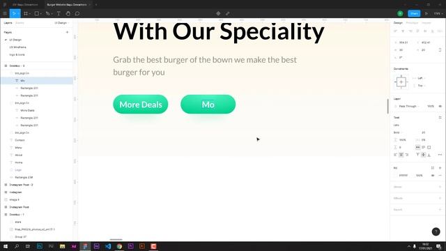 UI Design Modern Restaurant part 1 | Figma UI Design смотреть онлайн