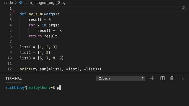Unpacking With Asterisk Operators in Python смотреть онлайн
