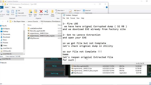 LBE || Lenovo Clear Bios Chunks and Fix Corrupted Rom easily смотреть онлайн