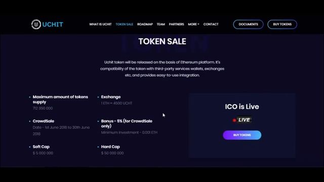 Обзор ICO UCHIT смотреть онлайн
