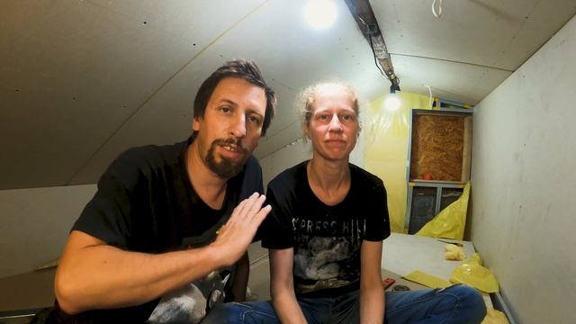 Remont Bazy - przerabiamy poddasze na sypialnię. Budujemy ściany z gips-kartonu. смотреть онлайн